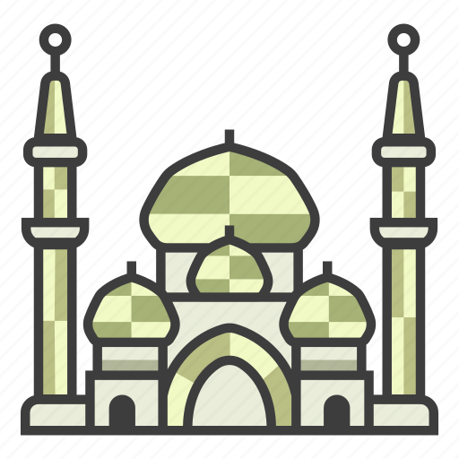 Architecture, building, crystal mosque, islamic, landmark, malaysia, religion icon - Download on Iconfinder