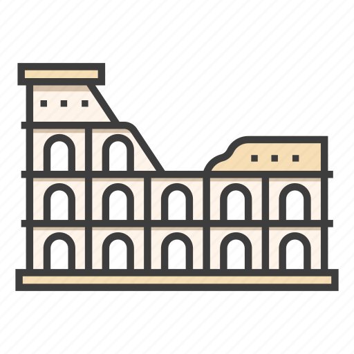 Architecture, coliseum, colosseum, italy, landmark, roman, rome icon - Download on Iconfinder