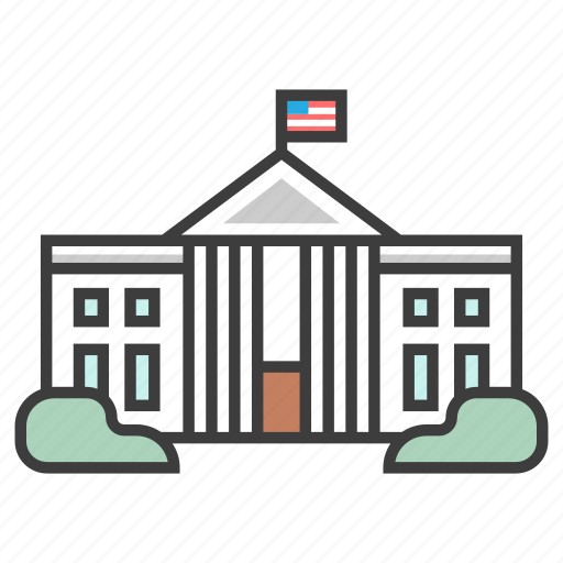 Government, landmark, politics, president, the white house, usa, washington icon - Download on Iconfinder