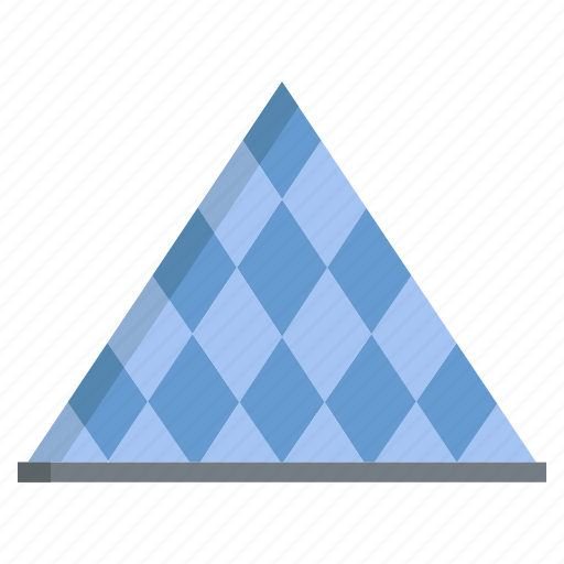Louvre, pyramid icon - Download on Iconfinder on Iconfinder
