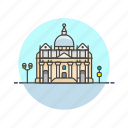 basilica, peters, saint, architecture, famous, landmark, monument, christian