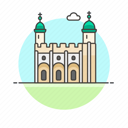 London, of, tower, architecture, famous, landmark, monument icon - Download on Iconfinder