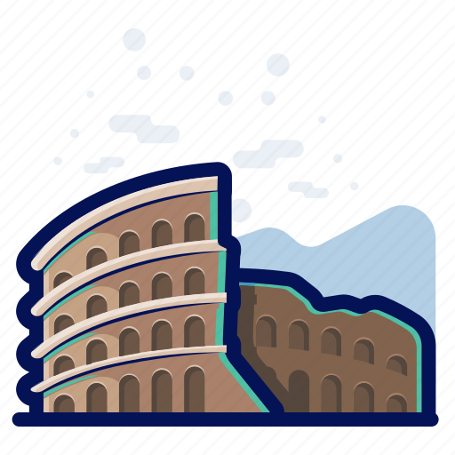 Colosseum, landmarks, monument, world icon - Download on Iconfinder