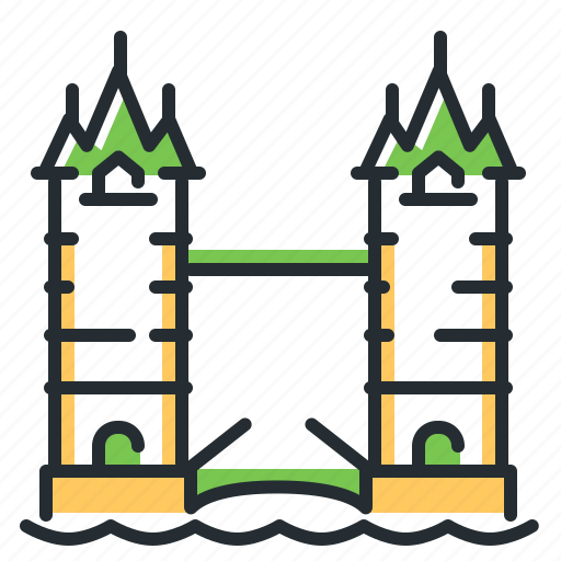 English, landmark, london bridge, traveling icon - Download on Iconfinder