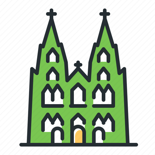 Cologne cathedral, germany, landmark, traveling icon - Download on Iconfinder