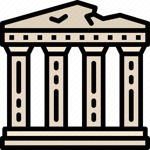 Parthenon, athens, greece, world, vacation, landmark, travel icon - Download on Iconfinder