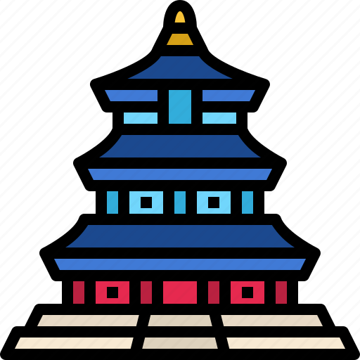 China, temple of heaven, beijing, world, vacation, landmark, travel icon - Download on Iconfinder