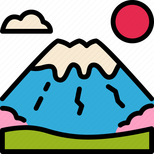 Mount, fuji, japan, world, vacation, landmark, travel icon - Download on Iconfinder