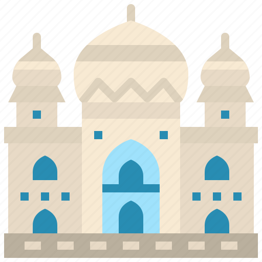 Taj, mahal, india, world, vacation, landmark, travel icon - Download on Iconfinder
