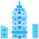 taipei, 101 tower, taiwan, world, vacation, landmark, travel