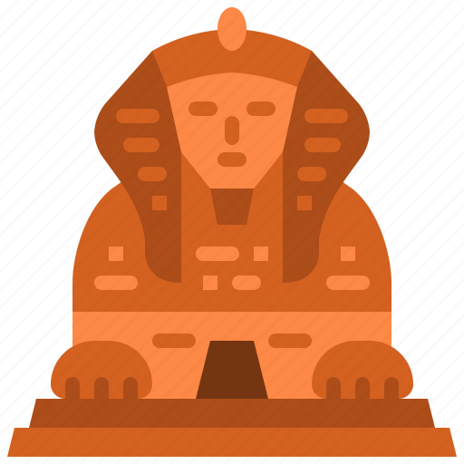 Sphinx, egypt, pyramid, world, vacation, landmark, travel icon - Download on Iconfinder