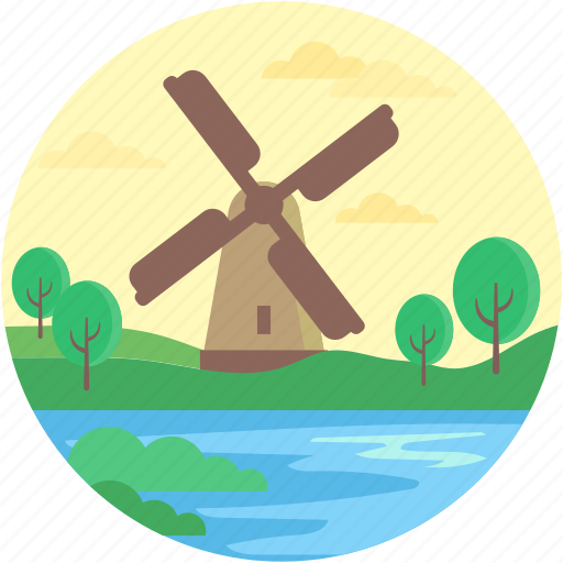 Buildings, ecology, industry, mill, windmill icon - Download on Iconfinder
