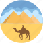 camel, desert, egypt pyramid, giza, landmark 