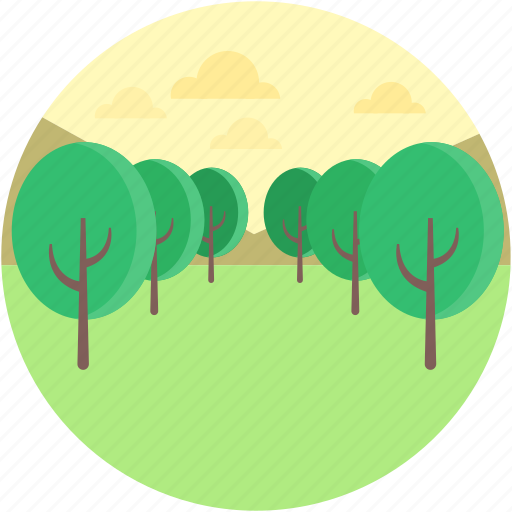Environment, forestland, landforms, park, plantation icon - Download on Iconfinder