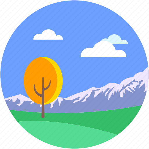 Environment, hills, landforms, terrain, valley icon - Download on Iconfinder