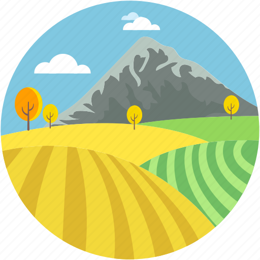 Countryside, environment, grassland, meadow, valley icon - Download on Iconfinder
