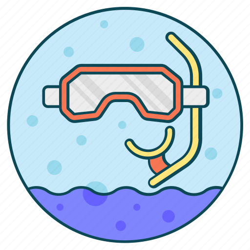 Diving mask, face mask, scuba mask, snorkelling, underwater swimming icon - Download on Iconfinder