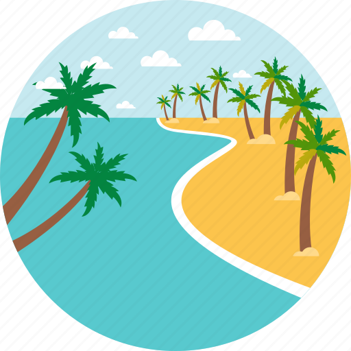 Beach, island, landscape, ocean, tourism, travel, vacation icon - Download on Iconfinder