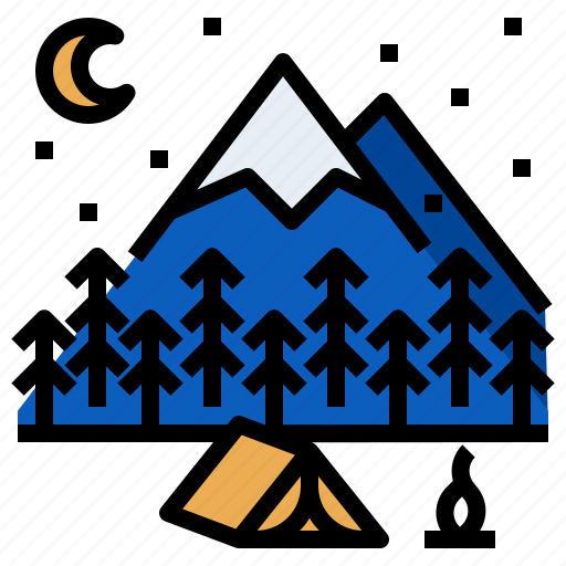 Adventure, camping, hiking, mountain, nature, outdoor icon - Download on Iconfinder