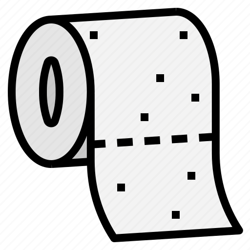 Bathroom, clean, paper, roll, soft, tissue icon - Download on Iconfinder