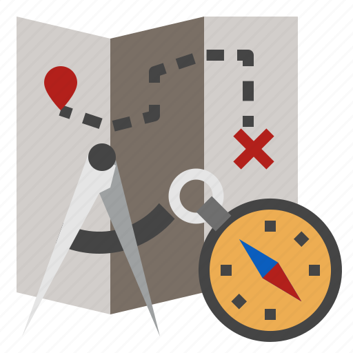 Compass, map, navigation, travel icon - Download on Iconfinder