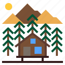 cabin, home, house, hut, nature, wood, wooden