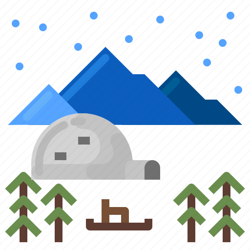 House, ice, igloo, snow, winter icon - Download on Iconfinder