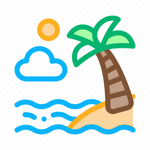 City, landscape, ocean, palm, place, travel, view icon - Download on Iconfinder