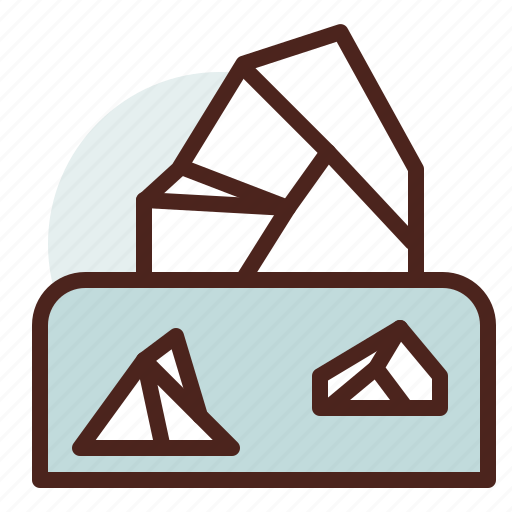 Iceberg, nature, outdoor, travel icon - Download on Iconfinder