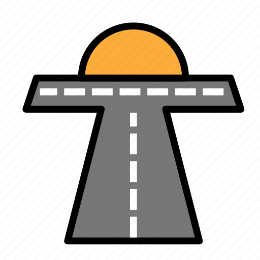 Nature, road, sun icon - Download on Iconfinder