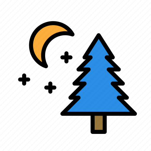 Nature, night, tree icon - Download on Iconfinder