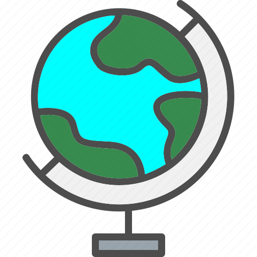 Earth, geography, globe, map, planet icon - Download on Iconfinder