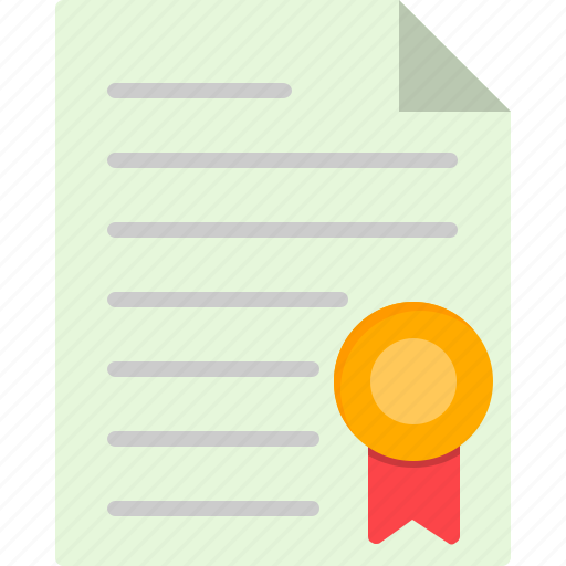 Certificate, certification, degree, diploma, licence, 1 icon - Download on Iconfinder