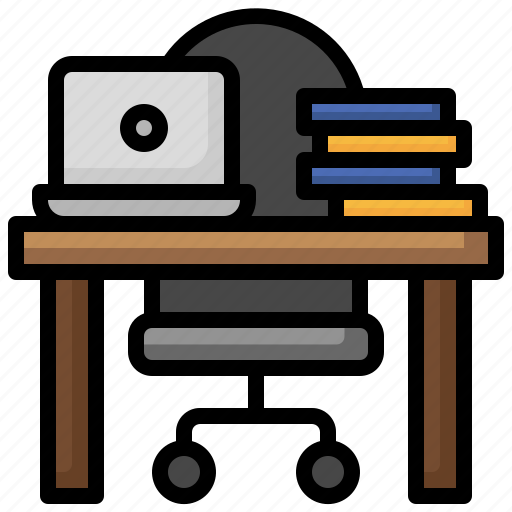 Desk, teacher, check, in, classroom, education icon - Download on Iconfinder