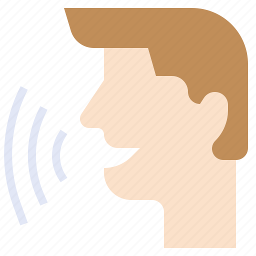Pronunciation, speak, head, conversation, communications icon - Download on Iconfinder
