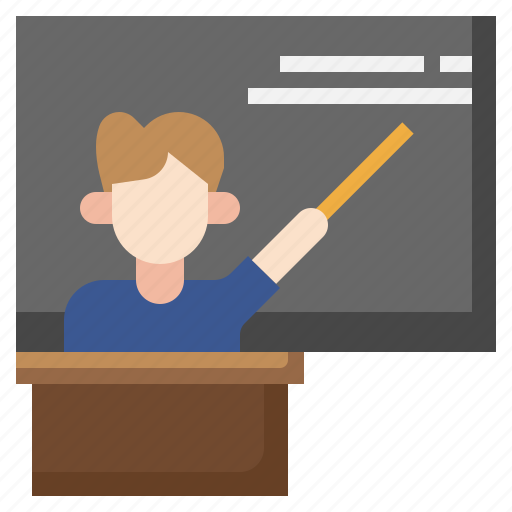 School, teacher, professor, education, lecture icon - Download on Iconfinder