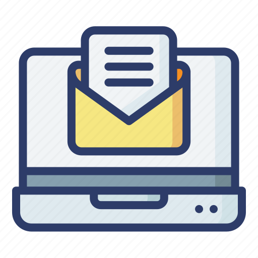 Email, mail, laptop, message, text icon - Download on Iconfinder