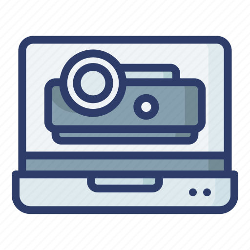 Projection, screen, laptop, dual, presentation icon - Download on Iconfinder