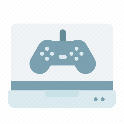 Gaming, game, controller, laptop, wired icon - Download on Iconfinder