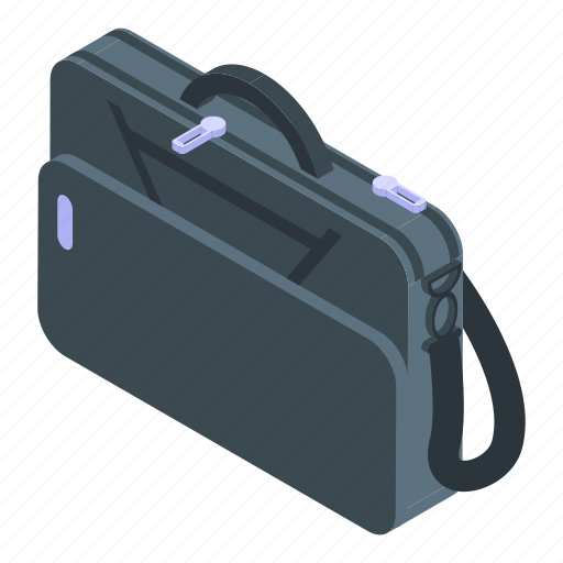 Handle, laptop, bag, isometric icon - Download on Iconfinder