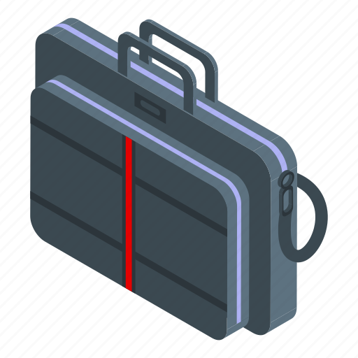 Notebook, bag, isometric icon - Download on Iconfinder