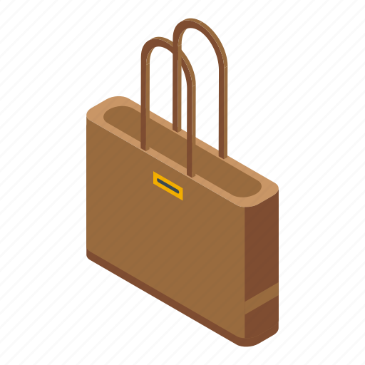 Laptop, bag, isometric icon - Download on Iconfinder