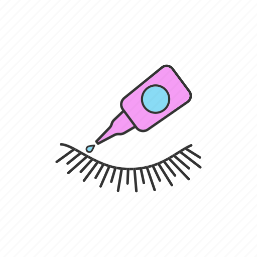 Adhesive, extension, eyelash, false, glue, permanent, temporary icon - Download on Iconfinder