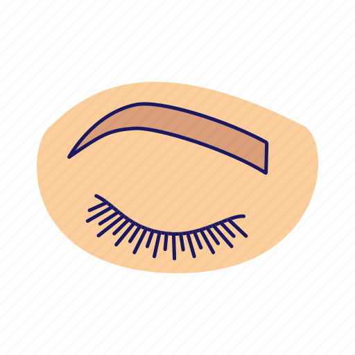 After procedure, extension, eye, eyelash, permanent, temporary, woman icon - Download on Iconfinder