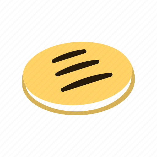 Arepa, cheese, color, food, latin, venezuela icon - Download on Iconfinder