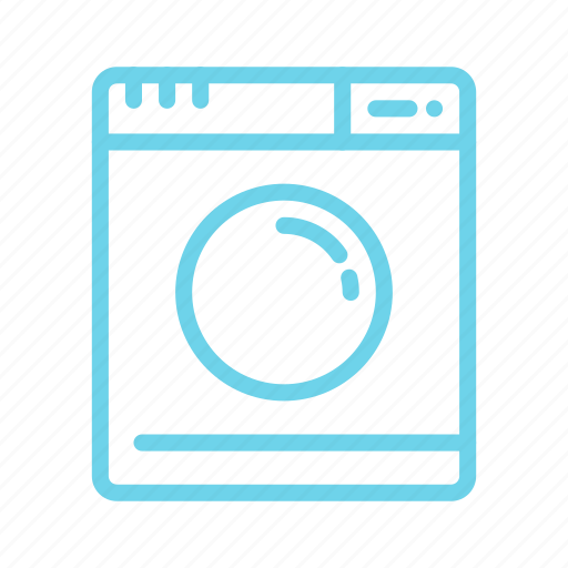 Clean, electronic, household, laundry, wash, washing machine icon - Download on Iconfinder