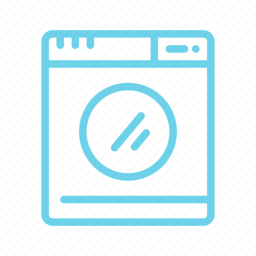 Clean, electronic, household, laundry, wash, washing machine icon - Download on Iconfinder