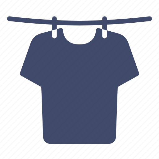 Clothing, hangers, laundry, sun dried, wet icon - Download on Iconfinder