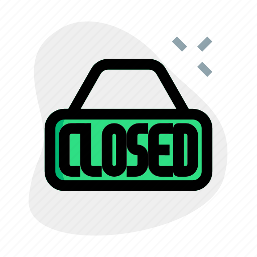 Closed, laundry, cleaning, sign board icon - Download on Iconfinder
