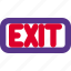 exit, laundry, gateway, door 
